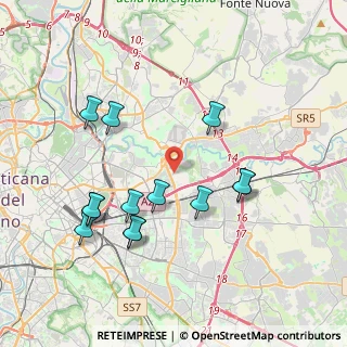 Mappa Via francesco compagna, 00155 Roma RM, Italia (4.16769)
