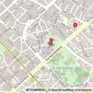 Mappa Via della Fontana, 15, 00155 Roma, Roma (Lazio)