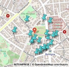 Mappa Largo di Villa Massimo, 00161 Roma RM, Italia (0.2435)