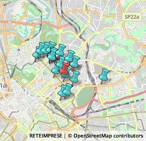 Mappa Largo di Villa Massimo, 00161 Roma RM, Italia (1.29737)