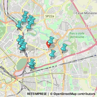Mappa Via Giovanni Michelotti, 00158 Roma RM, Italia (2.45867)