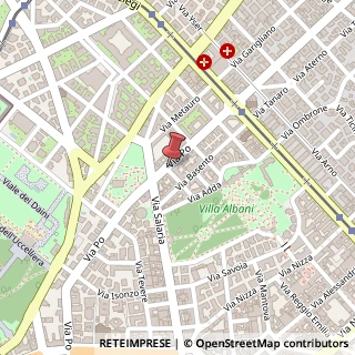 Mappa Via Po, 80, 00198 Roma, Roma (Lazio)