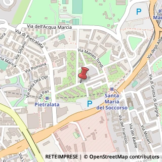 Mappa Via Giovanni Michelotti,  45, 00158 Roma, Roma (Lazio)