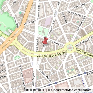 Mappa Via Monte Santo,  25, 00195 Roma, Roma (Lazio)