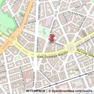 Mappa Via Sabotino, 12, 00195 Roma, Roma (Lazio)