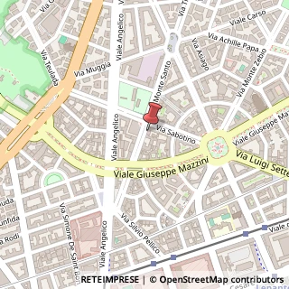Mappa Via Monte Santo, 16, 00195 Roma, Roma (Lazio)