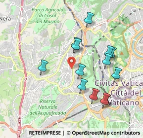 Mappa Via Sant Igino Papa, 00168 Roma RM, Italia (1.94769)