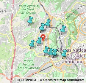 Mappa Via Sant Igino Papa, 00168 Roma RM, Italia (1.52417)