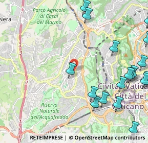 Mappa Via Sant Igino Papa, 00168 Roma RM, Italia (3.25)
