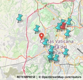 Mappa Via Sant Igino Papa, 00168 Roma RM, Italia (4.24769)