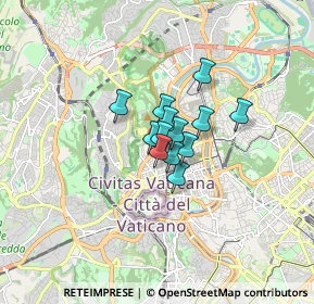 Mappa Via Augusto Riboty, 00195 Roma RM, Italia (0.84769)