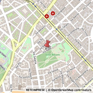 Mappa Via Adda, 55, 00198 Roma, Roma (Lazio)