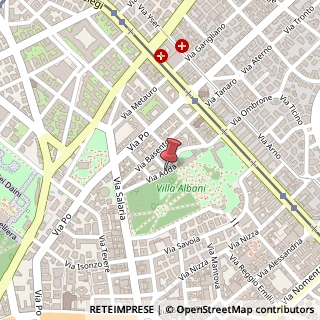 Mappa Via Trebbia,  5, 00198 Roma, Roma (Lazio)