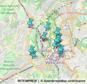 Mappa Via Ugo De Carolis, 00136 Roma RM, Italia (1.4275)