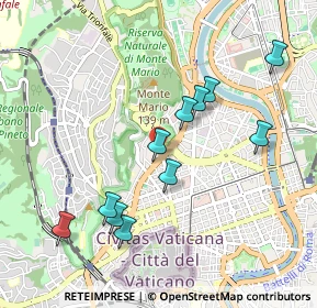 Mappa Via Golametto, 00195 Roma RM, Italia (1.00273)