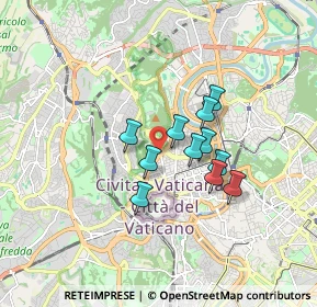 Mappa Via Golametto, 00195 Roma RM, Italia (1.28273)