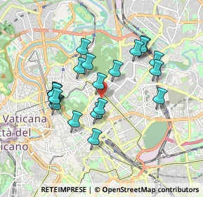 Mappa Via Adda, 00100 Roma RM, Italia (1.7385)