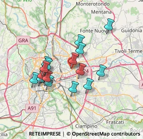 Mappa Largo Carlo Maria Viola, 00158 Roma RM, Italia (6.37438)