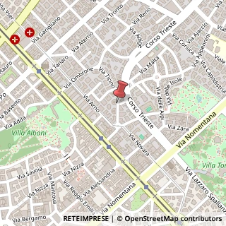 Mappa Via Postumia,  5, 00198 Roma, Roma (Lazio)