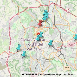 Mappa Via Luigi Settembrini, 00195 Roma RM, Italia (4.20455)