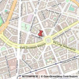 Mappa Via Sabotino, 52/54, 00195 Roma, Roma (Lazio)