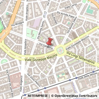 Mappa Via Sabotino, 46, 00195 Roma, Roma (Lazio)
