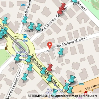 Mappa Via Antonio Musa, 00161 Roma RM, Italia (0.09643)