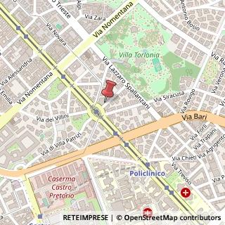 Mappa Via Cornelio Celso, 3, 00161 Roma, Roma (Lazio)