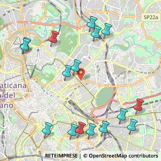 Mappa Via Antonio Musa, 00161 Roma RM, Italia (2.95313)