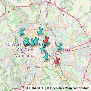 Mappa Via dei Villini, 00161 Roma RM, Italia (2.86)