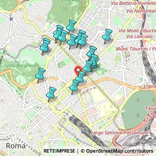 Mappa Via dei Villini, 00161 Roma RM, Italia (0.864)