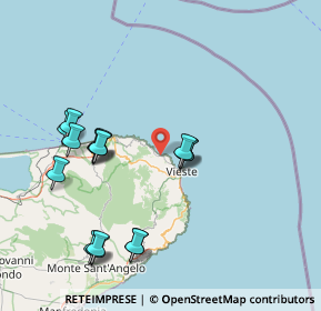 Mappa Loc. Santa Lucia, 71019 Vieste FG, Italia (17.45188)