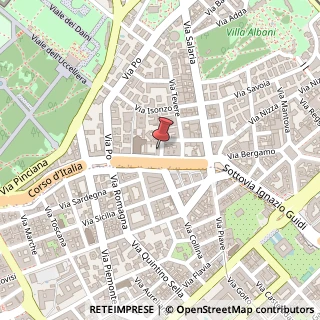 Mappa Corso d'Italia, 39, 00198 Roma, Roma (Lazio)