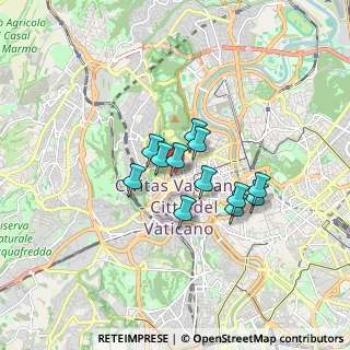 Mappa Via Campanella Tommaso, 00195 Roma RM, Italia (1.21333)