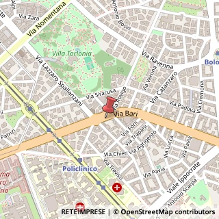 Mappa Via Bari, 2, 00161 Roma, Roma (Lazio)
