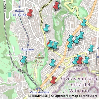 Mappa Via Serafino Gualtiero, 00136 Roma RM, Italia (0.615)