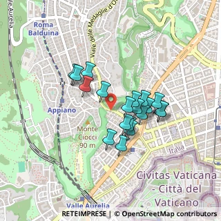 Mappa Via Serafino Gualtiero, 00136 Roma RM, Italia (0.3515)