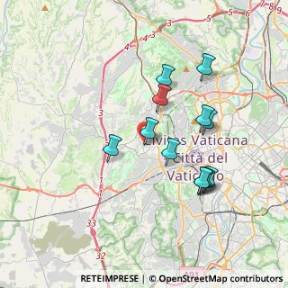 Mappa Via dei Sampietrini, 00168 Roma RM, Italia (3.51917)