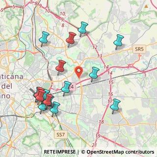Mappa Viale Palmiro Togliatti, 00155 Roma RM, Italia (4.76188)