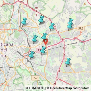 Mappa Viale Palmiro Togliatti, 00155 Roma RM, Italia (4.04636)