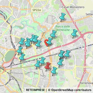 Mappa Via Vito Giuseppe Galati, 00155 Roma RM, Italia (2.0465)