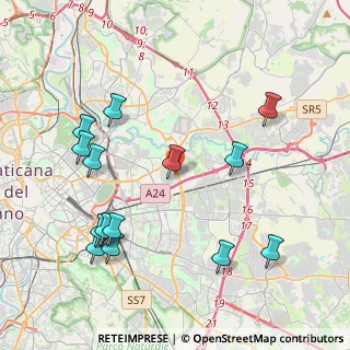 Mappa Via Vito Giuseppe Galati, 00155 Roma RM, Italia (4.895)