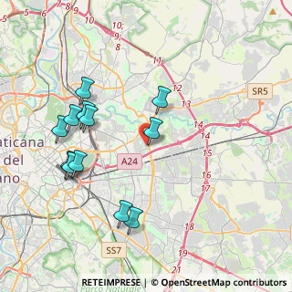 Mappa Via Vito Giuseppe Galati, 00155 Roma RM, Italia (4.39583)