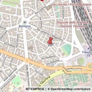 Mappa Via eleonora d'arborea 20, 00162 Roma, Roma (Lazio)