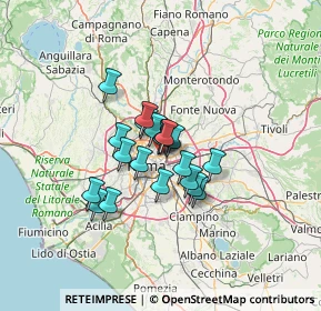 Mappa Via Arezzo, 00161 Roma RM, Italia (8.924)