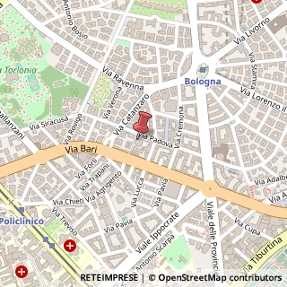 Mappa Via Polesine, 20, 00161 Roma, Roma (Lazio)