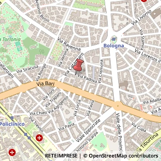 Mappa Via Padova, 9, 00161 Roma, Roma (Lazio)