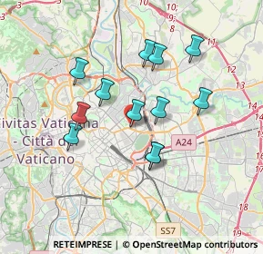 Mappa Via Arezzo, 00161 Roma RM, Italia (3.24583)