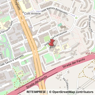 Mappa Viale Ettore Franceschini, 121, 00155 Roma, Roma (Lazio)