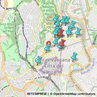 Mappa Via Bernardino Telesio, 00195 Roma RM, Italia (0.87)